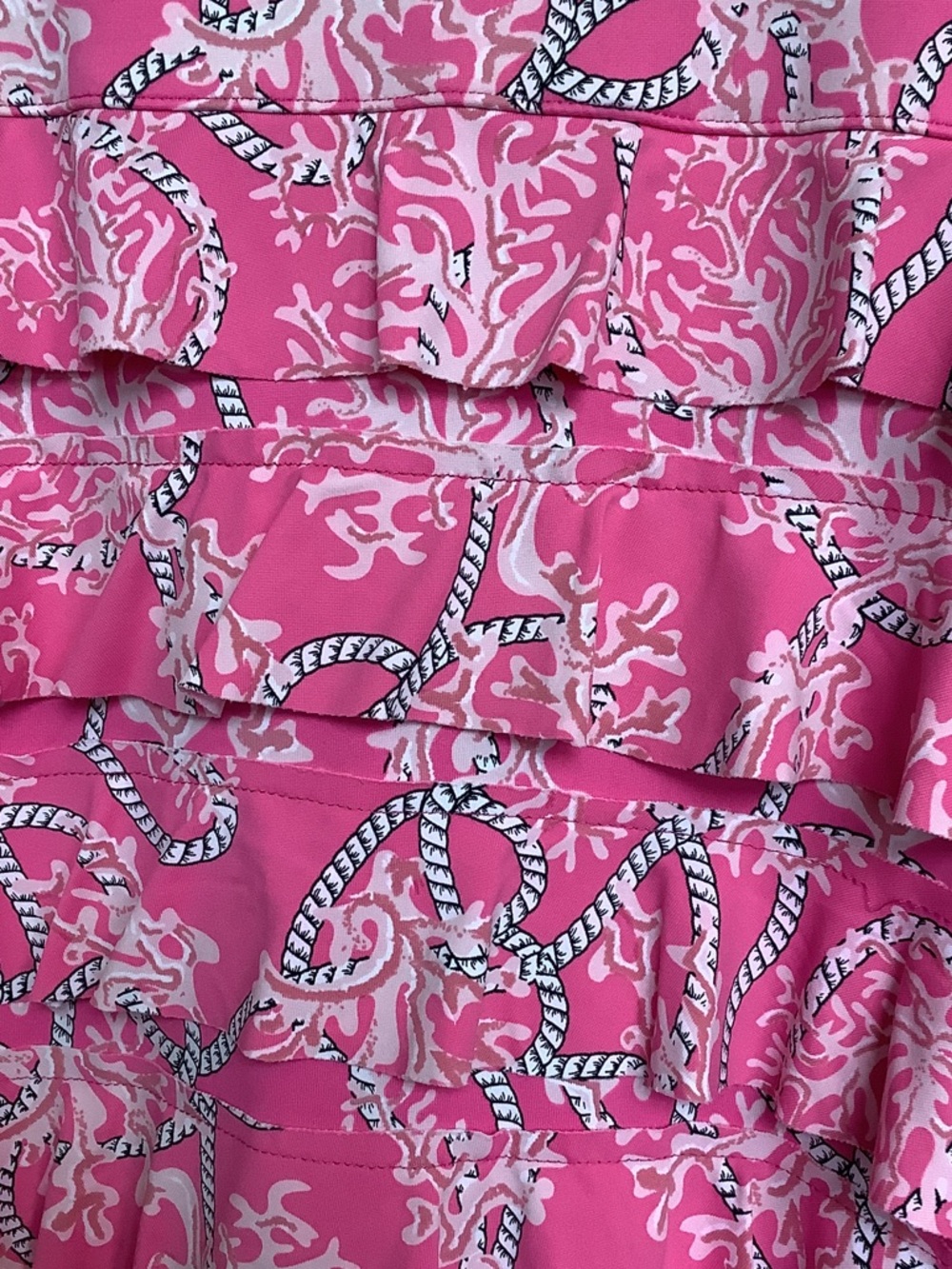 Lulu-B Pink Ruffle Tank Dress - Picture 2 of 2